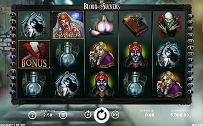 El juego de tragapemonedas Blood Suckers en el casino online argentino Codere