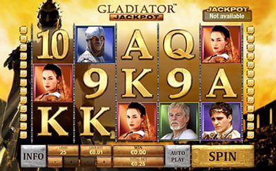 El juego de tragapemonedas Gladiator en el operador online argentino Europa Casino