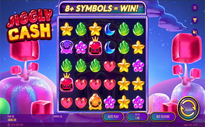 El juego de tragapemonedas Jiggly Cash en el casino online argentino 888casino